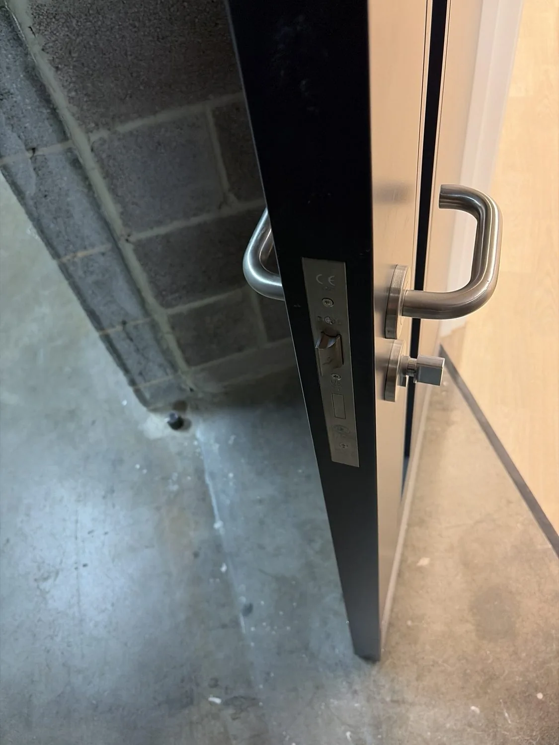 Ironmongery and latch detail